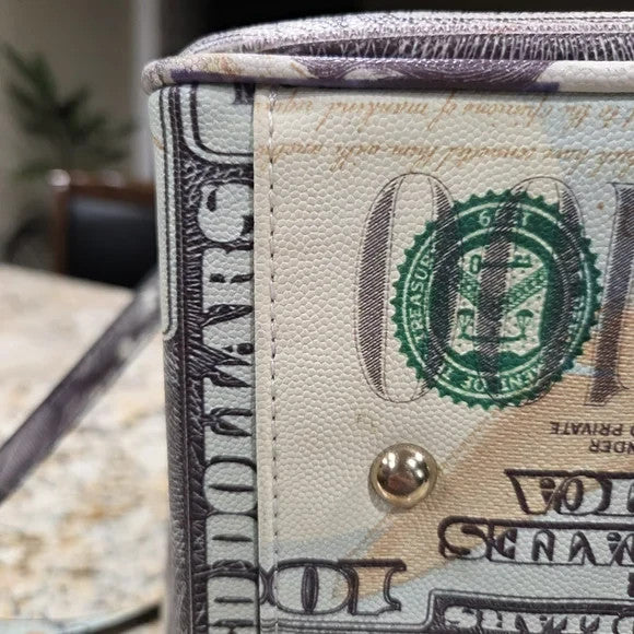 100 Dollar Bill Currency Print Tote Bag11