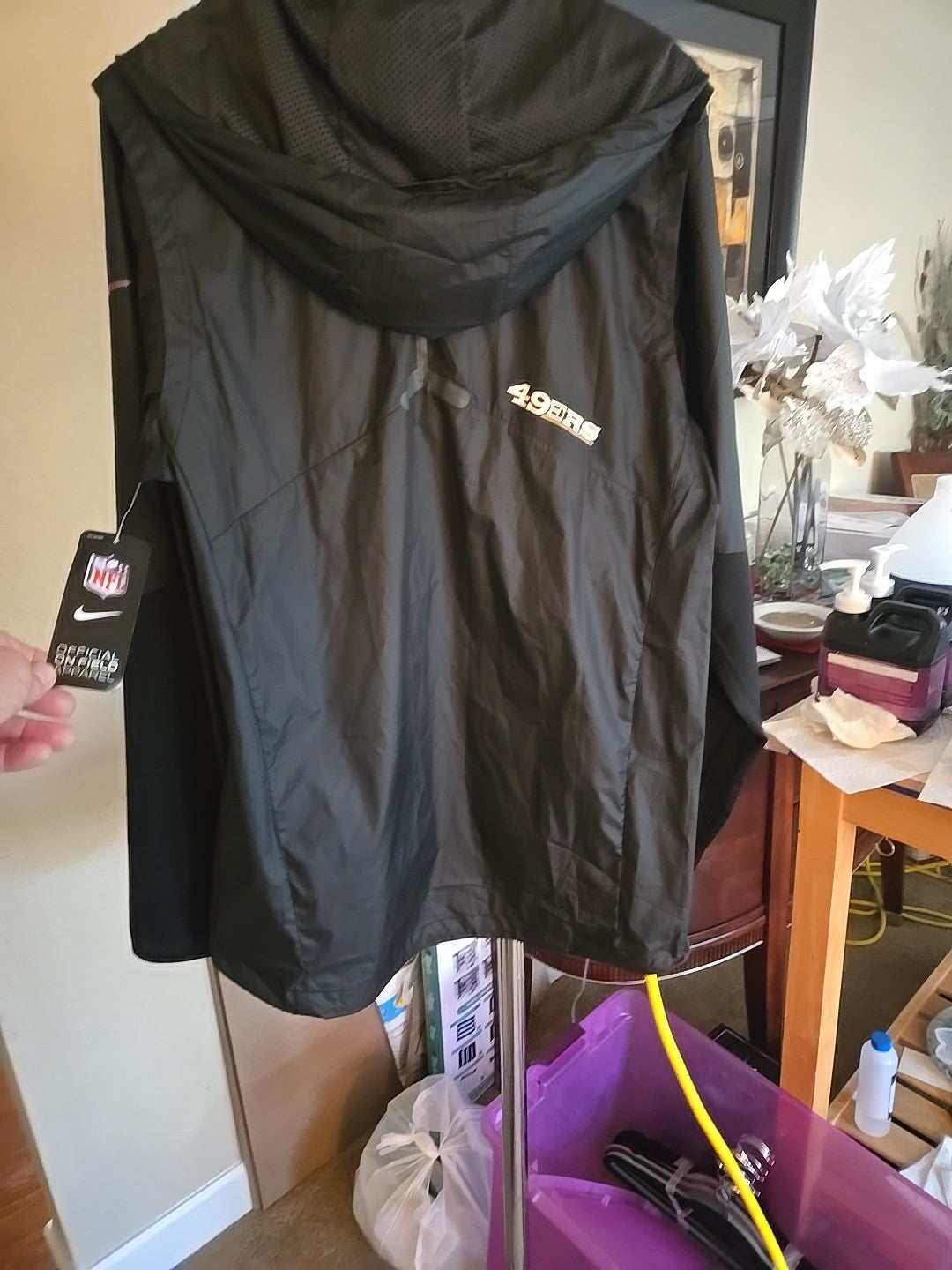 Official San Francisco 49ers Windbreaker9