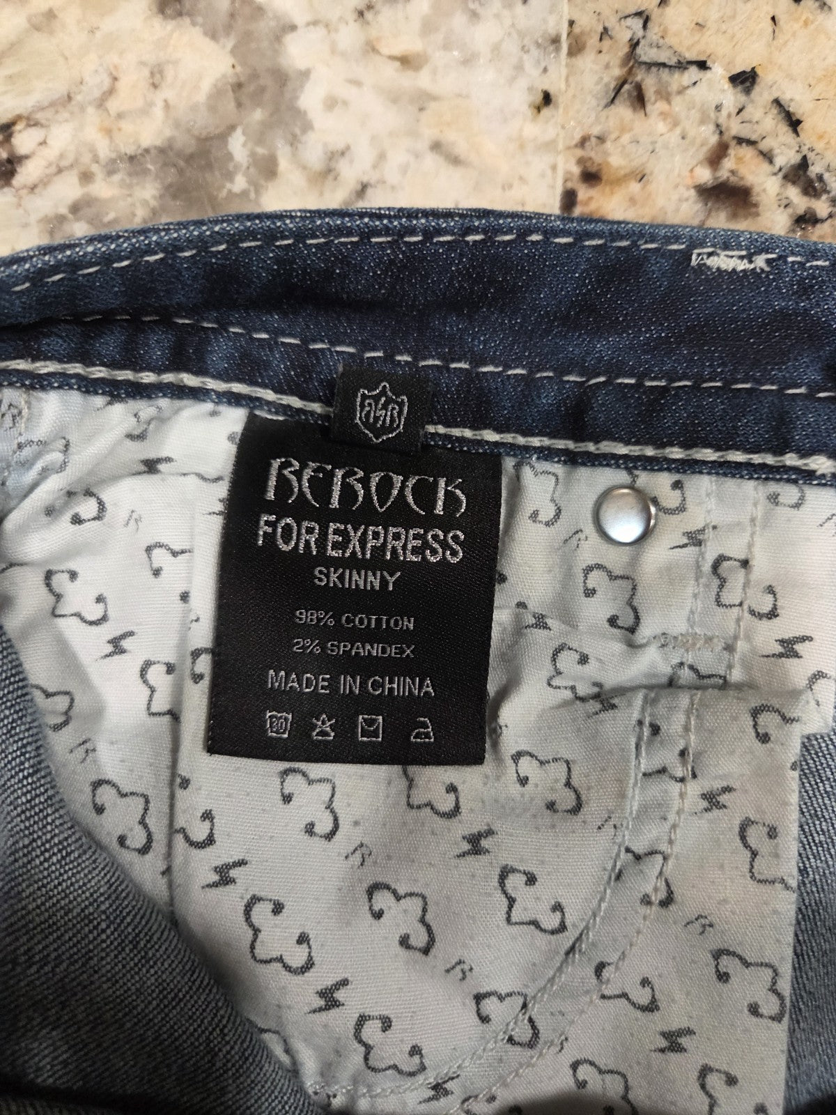 ReRock for Express Skinny Jeans Low Rise Size 2 Regular (29 x 31) 5