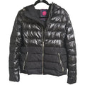 Rolf Kassle Sleek Black Puffer Jacket with Quilted Design Size Small0