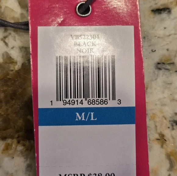 Vince Camuto Black Belt with Silver Tone Buckle Size M/L5