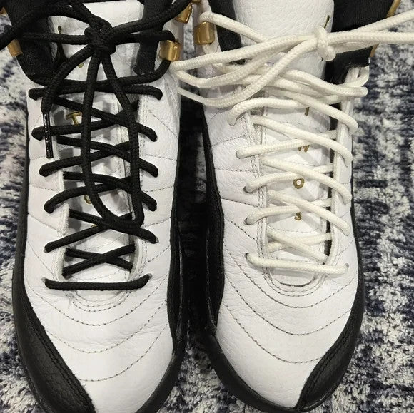 Youth Nike Air Jordan 12 Retro Taxi Royalty Size 4.5Y 153265-1704