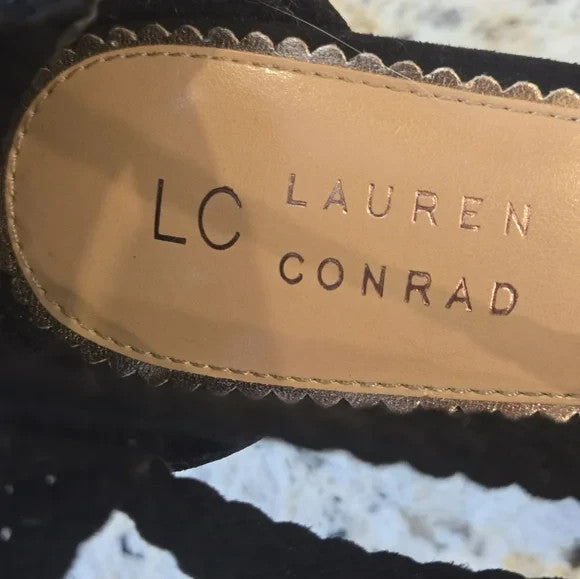 NWOB Lauren Conrad Braided Strappy Heels Size 102