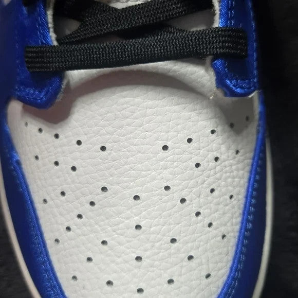 NWB Nike Dunk High Blue Satin with White and Black DV2185100 M 10.5 W 126