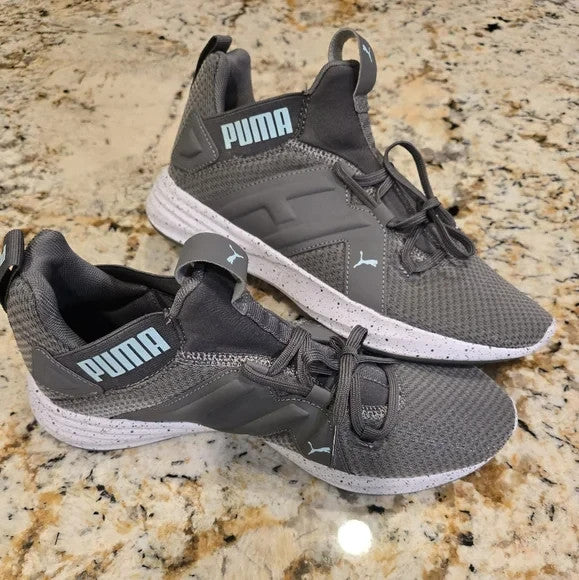Puma Charcoal/Light Blue Sneakers Women's Size 90