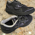 Gravity Defyer Mighty Walk Comfort Sneakers Blk/Purple Women's Size 90