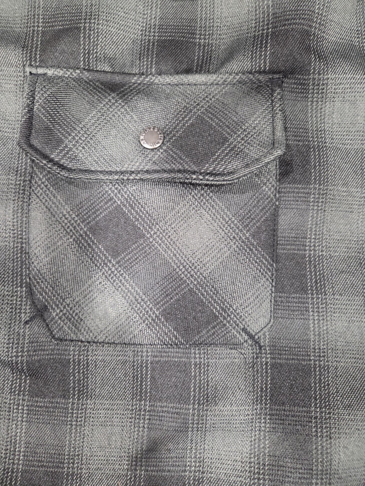 NWOT Dickies Men's Water Repellent Hooded Flannel Shirt Jacket Size 3XL Gry/Blk2