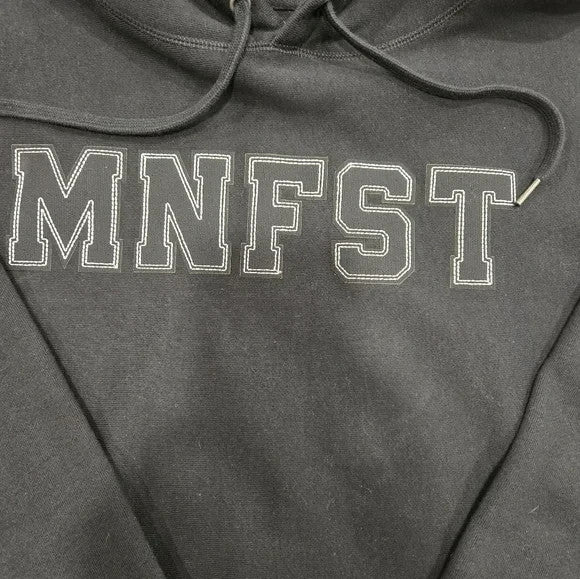 Manifest Black Hoodie Unisex Size Medium1