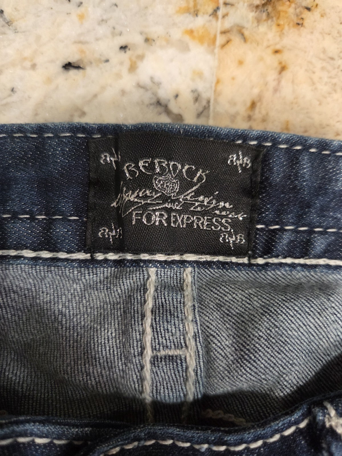 ReRock for Express Skinny Jeans Low Rise Size 2 Regular (29 x 31) 3