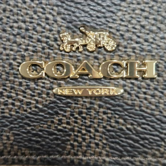 NWT Coach Black and Brown Women's Crossbody Bag9