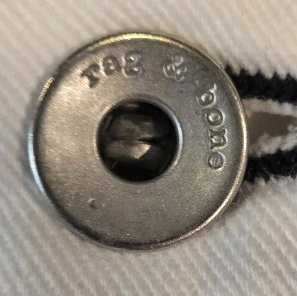 Rag & Bone White Dre Low Rise Slim Boyfriend Cropped Jeans Women's Size 241