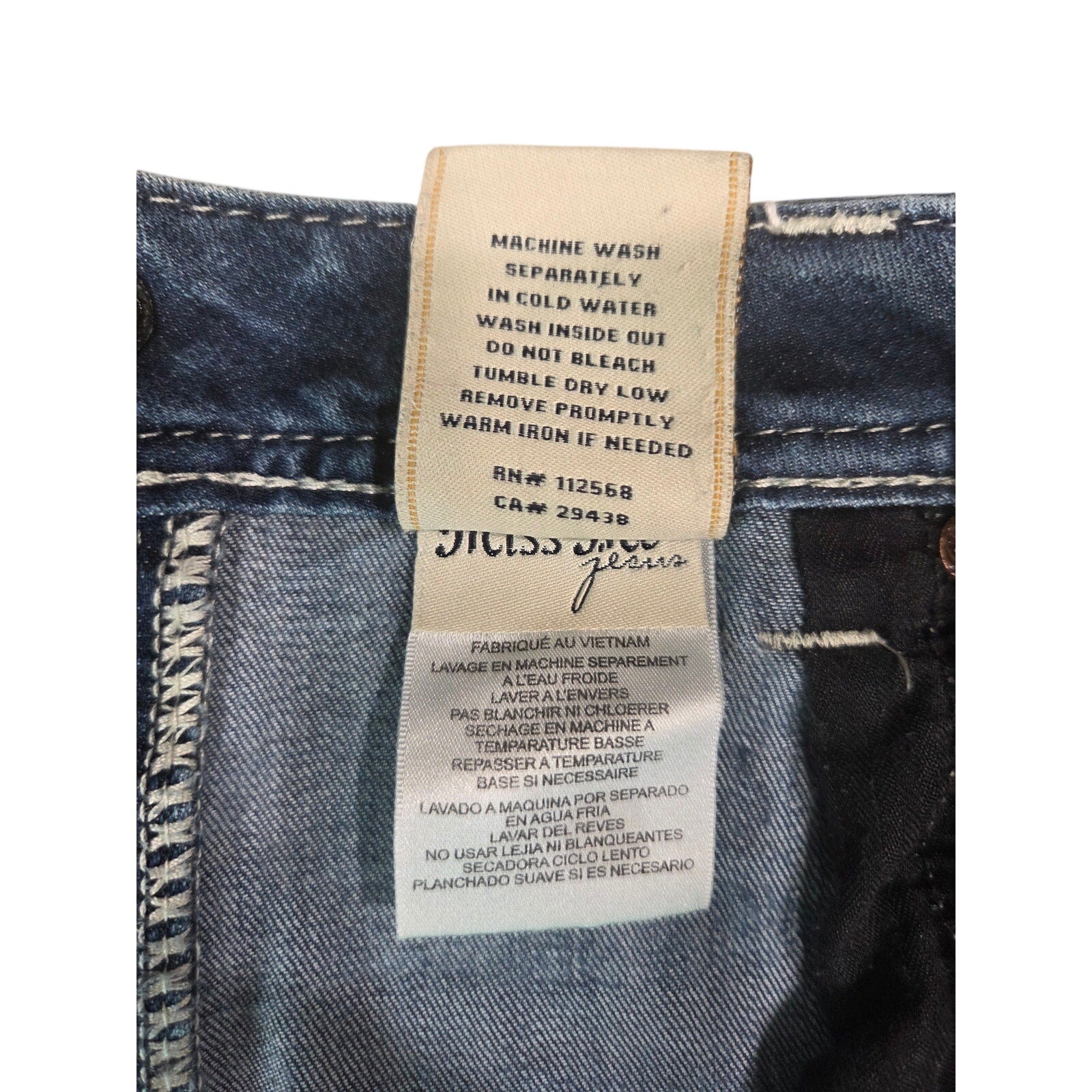 Miss Me Signature Bermuda Denim Shorts Size 30