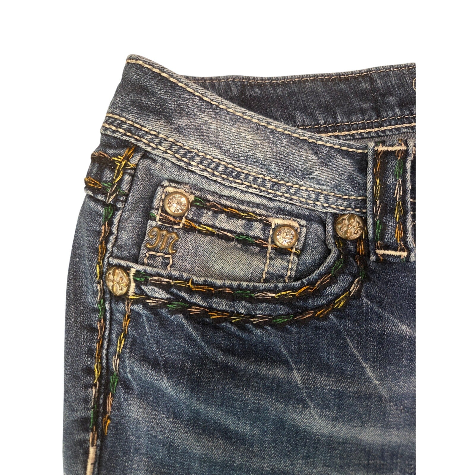 Miss Me Signature Bermuda Denim Shorts Size 30
