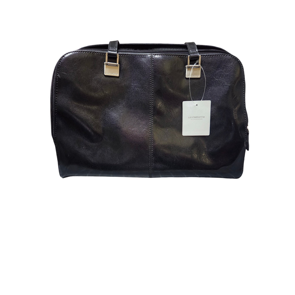 Liz Claiborne Black Patent Large Bag