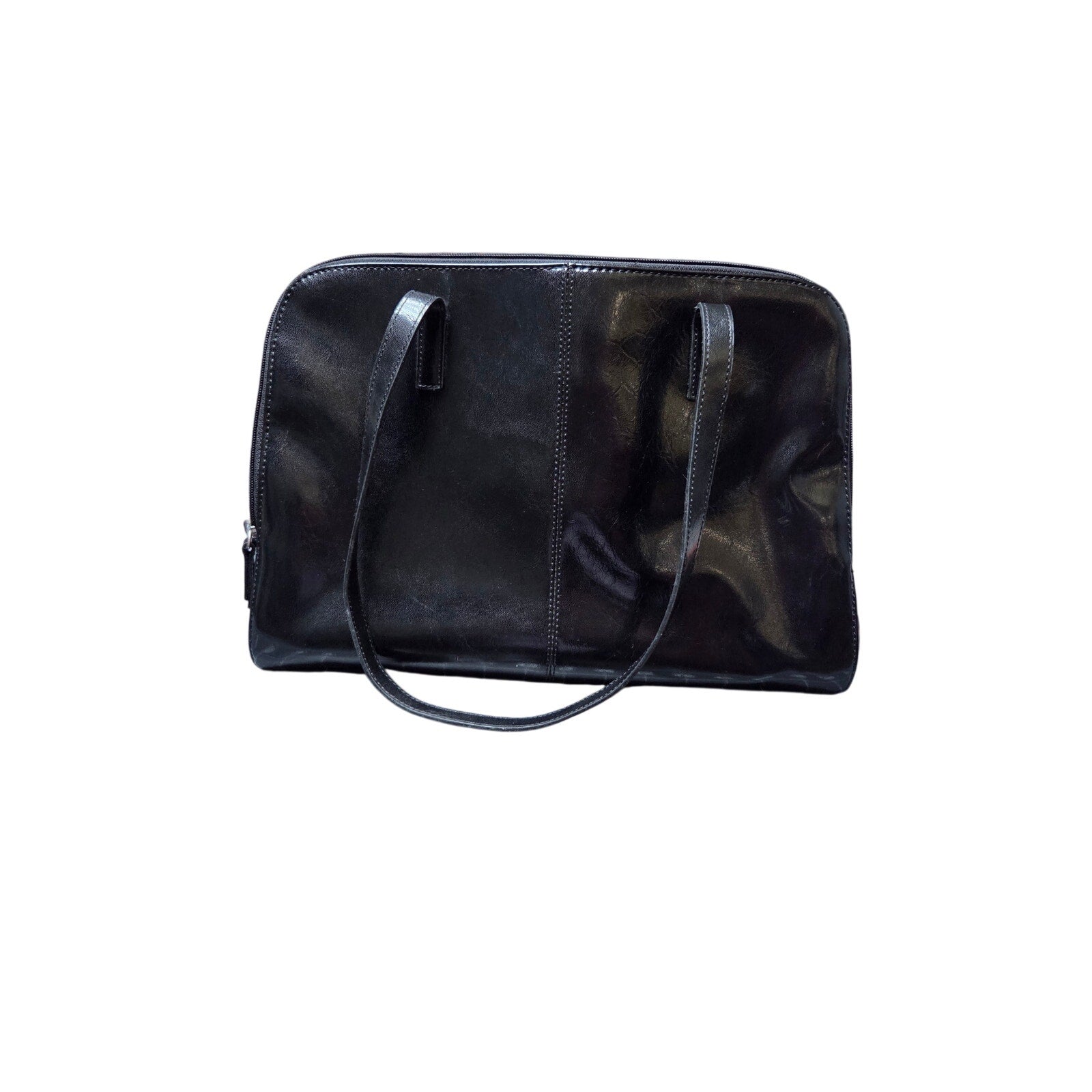 Liz Claiborne Black Patent Large Bag